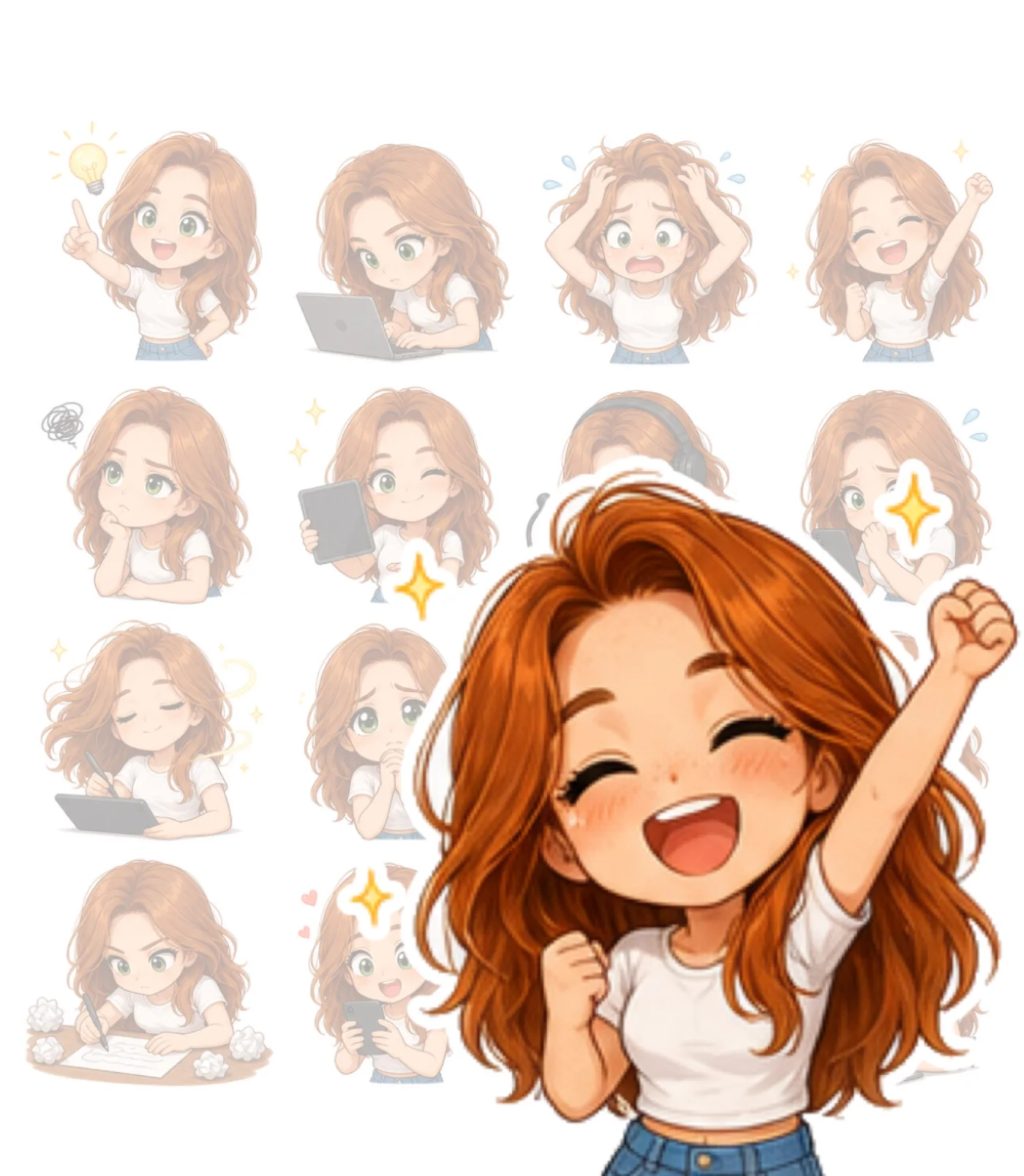 A sticker sheet generated by GPT Image 2, ChatGPT's image model